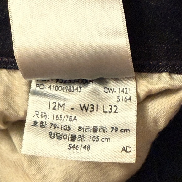 Signature by Levi Strauss Gold Dark Indigo Mid Rise BootcutTag Size 12m (31x32) - Picture 3 of 16